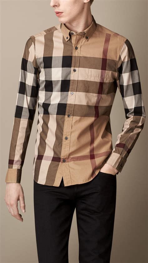 burberry hidden shirt|burberry shirts for men uk.